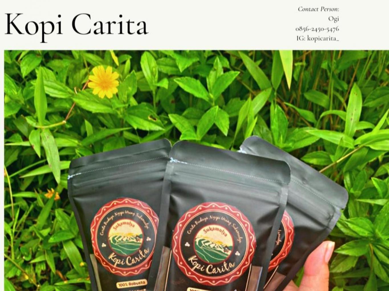Kopi Carita (Robusta Sukamulya)