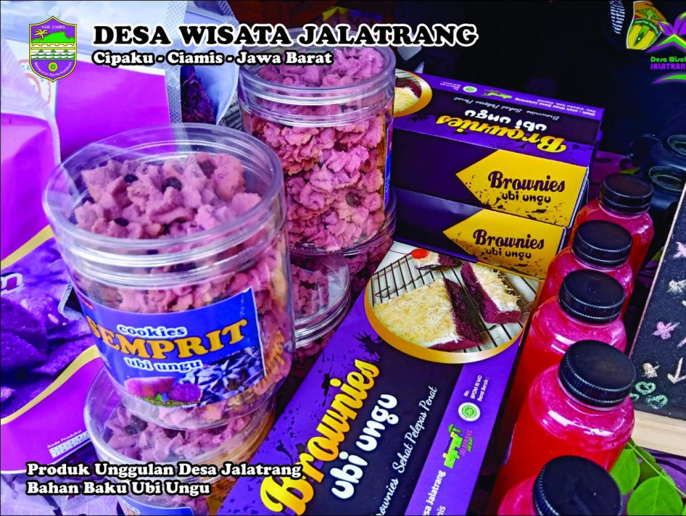 Brownies Ubi Ungu