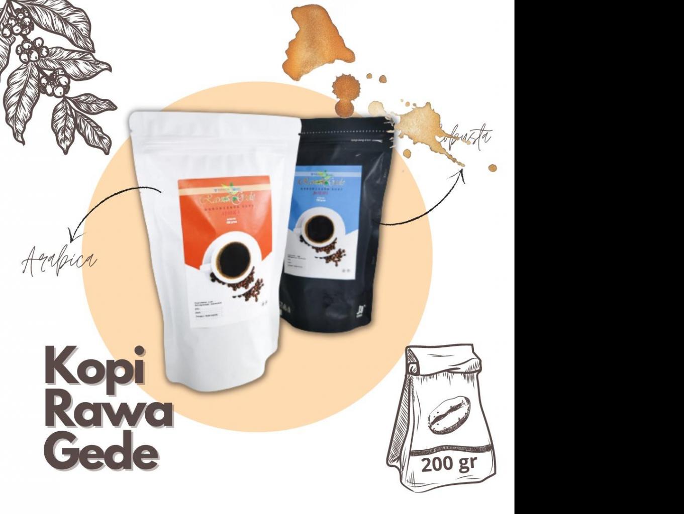 kemasan kopi rawa gede 