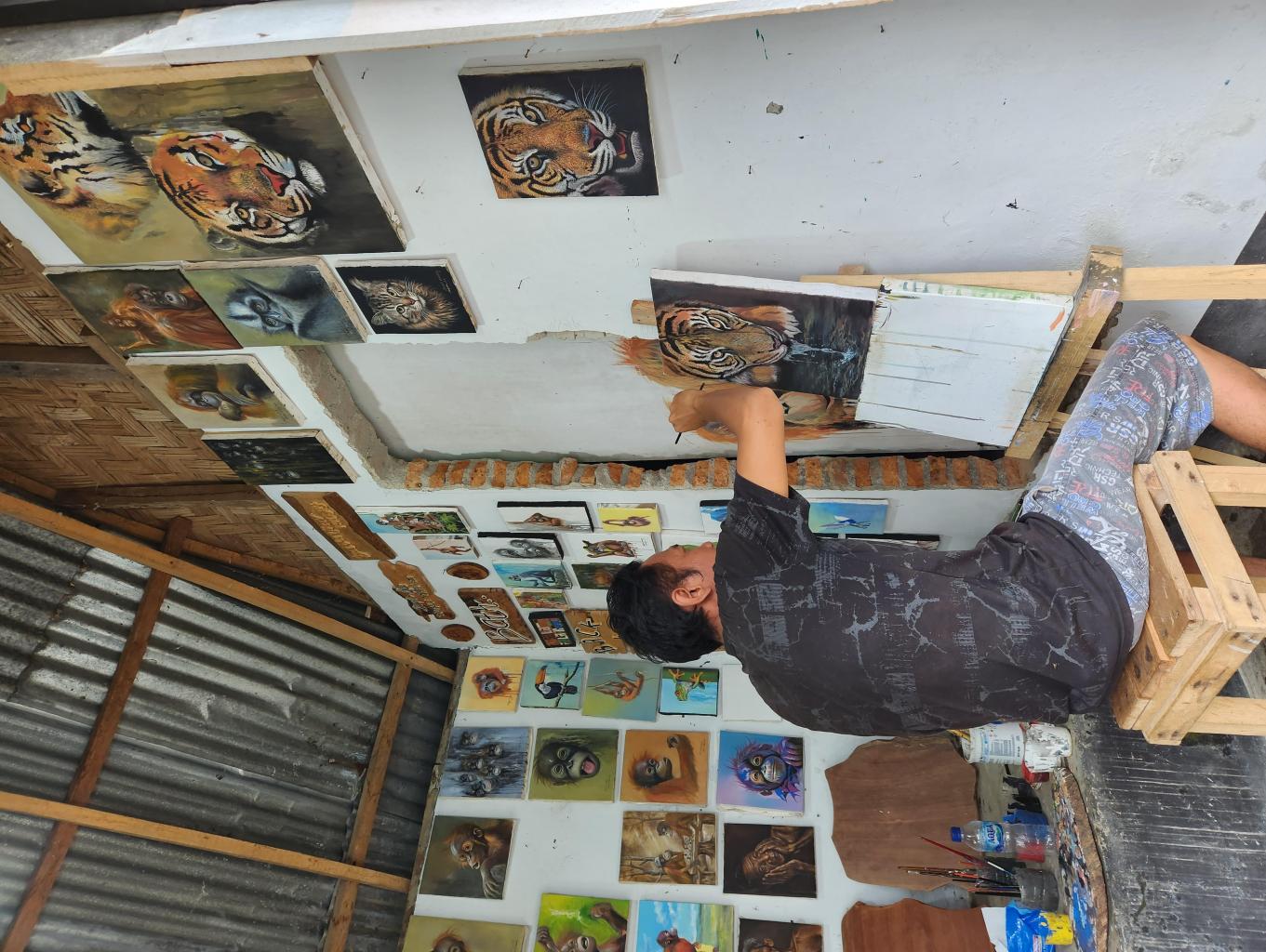 Karya Seni Lukis Bukit Lawang