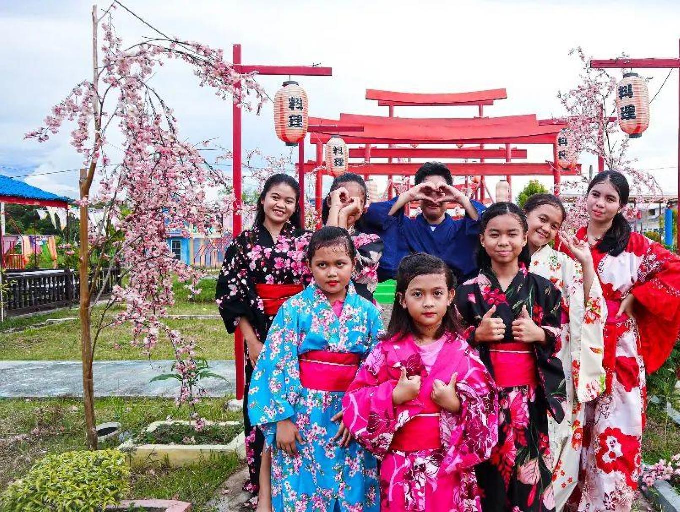 penyewaan baju kimono, hanbok