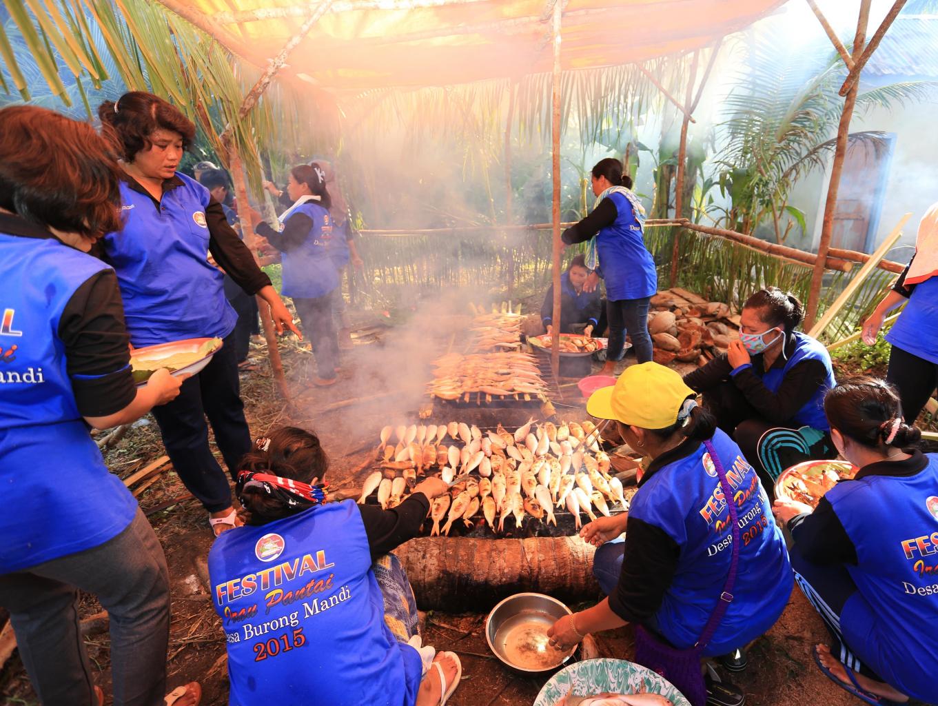 Bakar Ikan Kerisi Irau Pantai De Burong Mandi