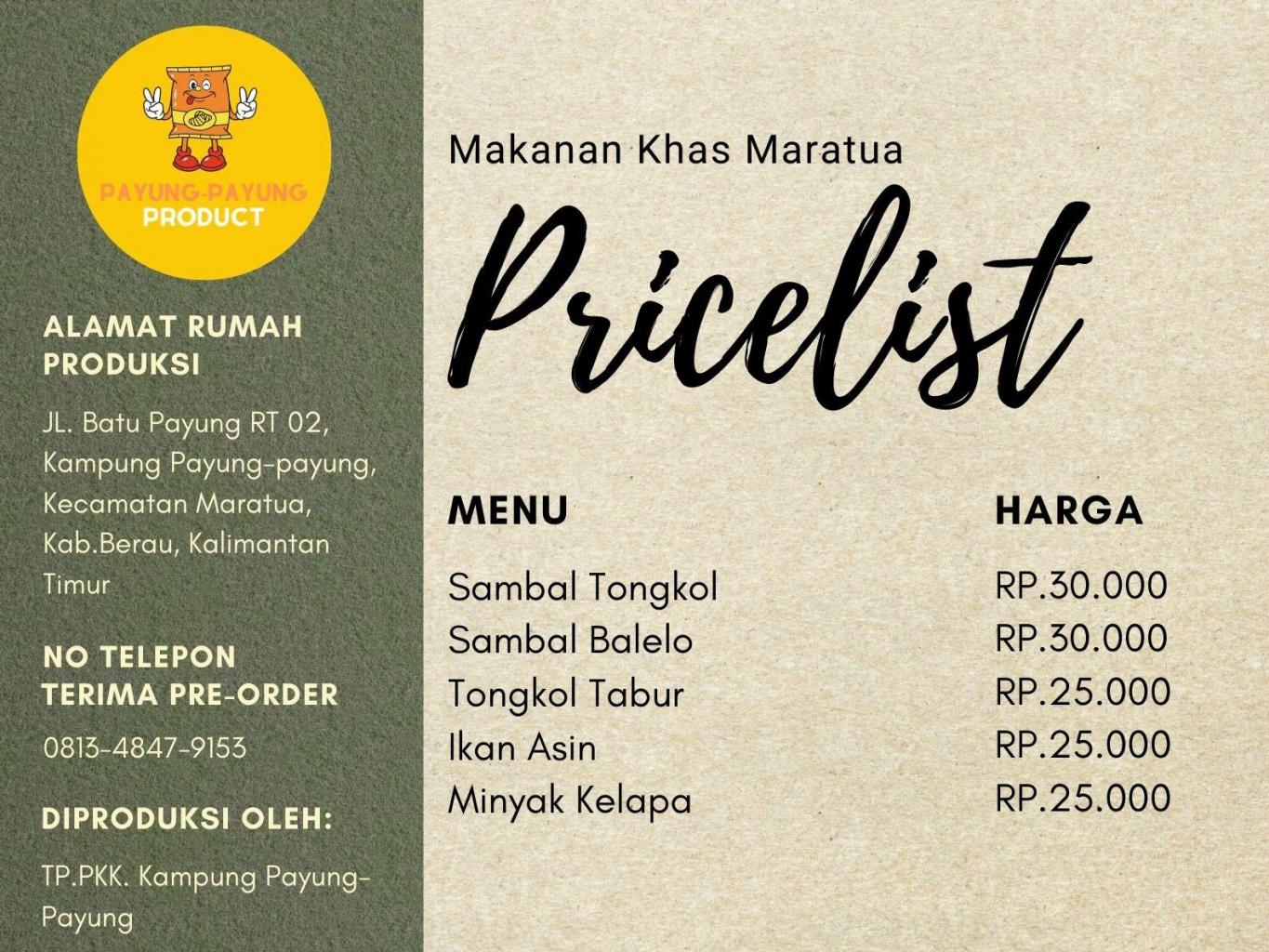 Makanan Khas Kampung Payung-payung