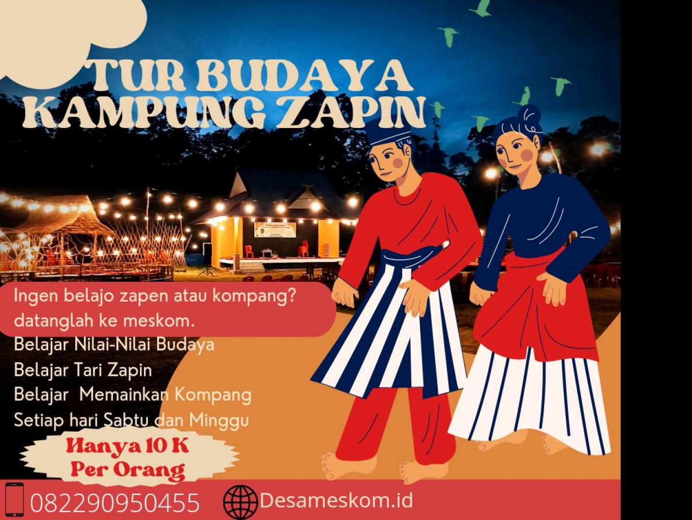 Tur Budaya di Meskom