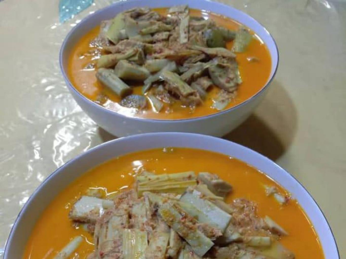 Gulai Umbut Manau (Rotan)