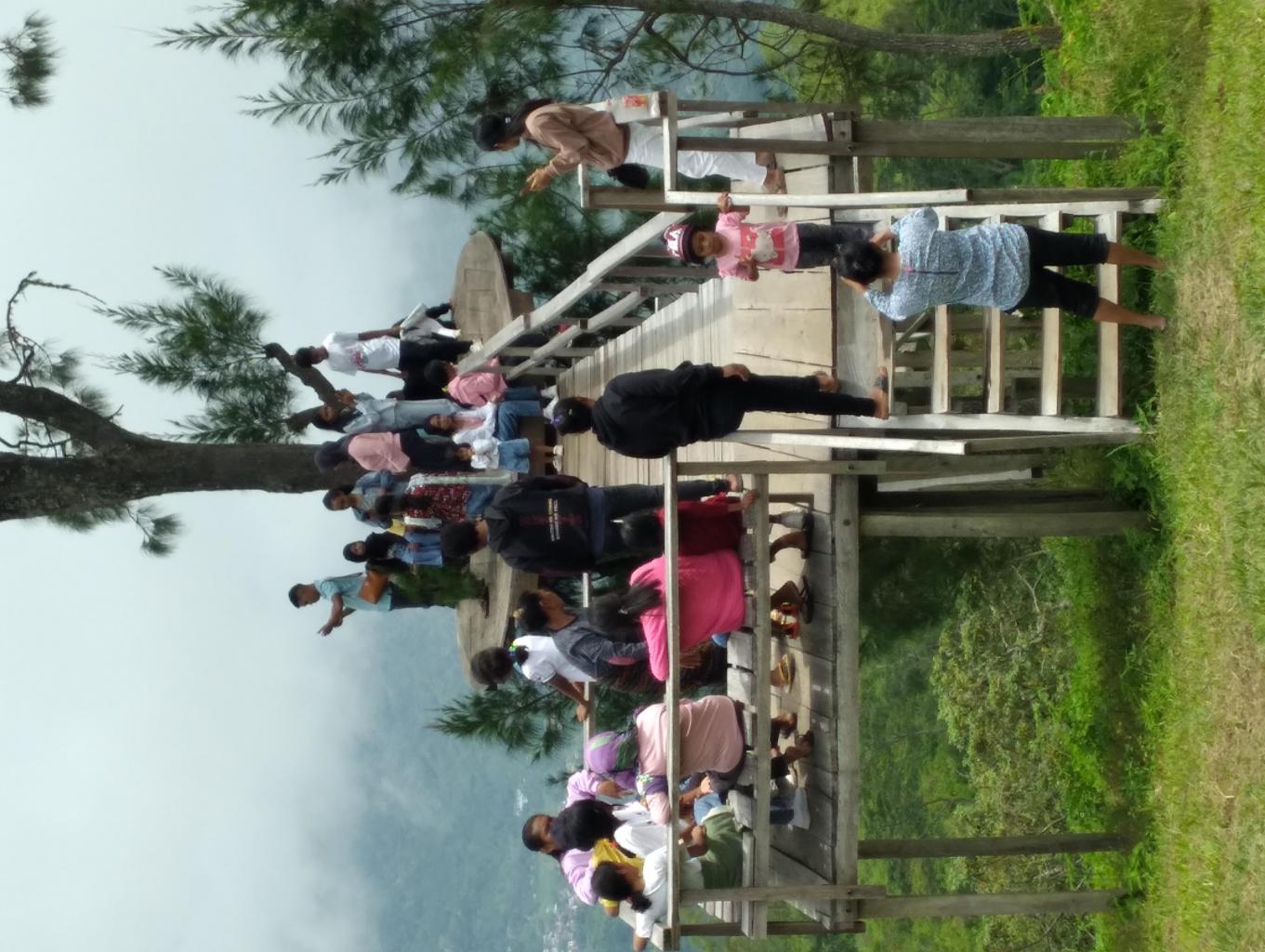 Spot foto atas pohon