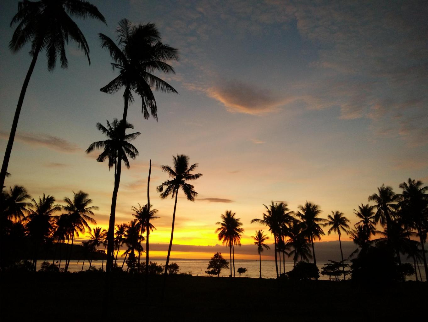Sunset Pantai Dusun Nipah Desa Malaka  