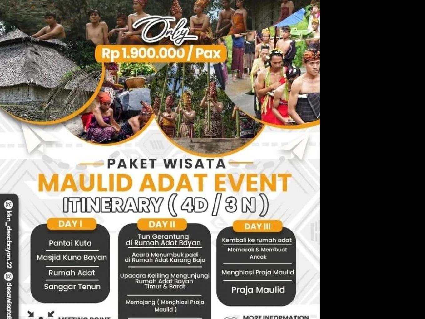Paket maulid (setahun sekali)