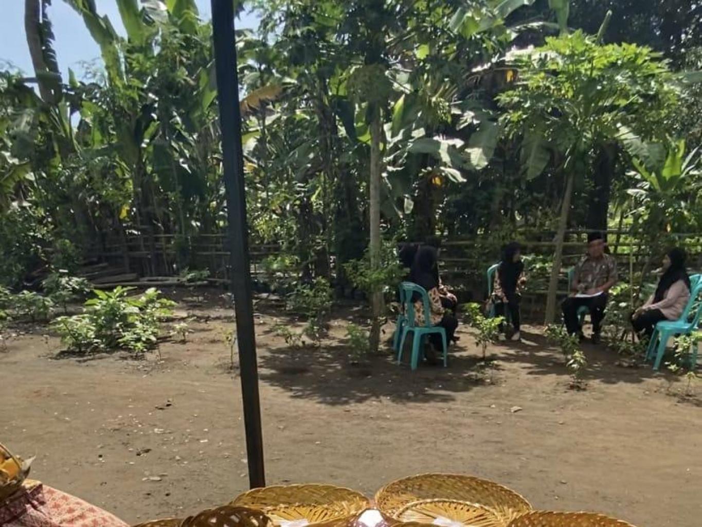 Anyaman Piring dari Lidi (Inka)