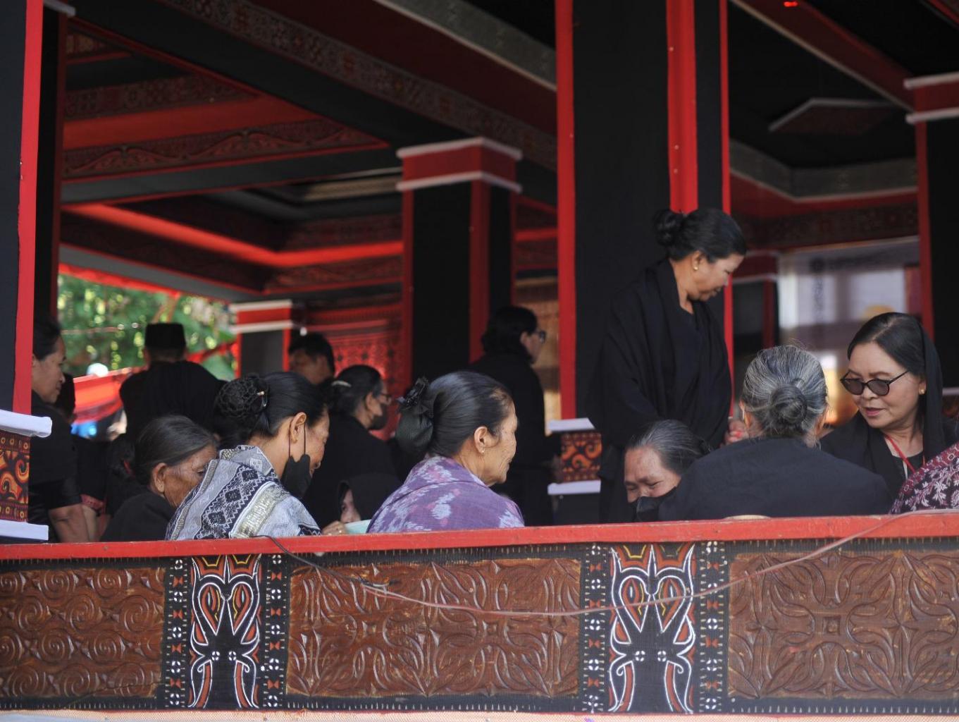 Ritual Ma'papangngan pada acara Rambu Solo'(Dukacita).