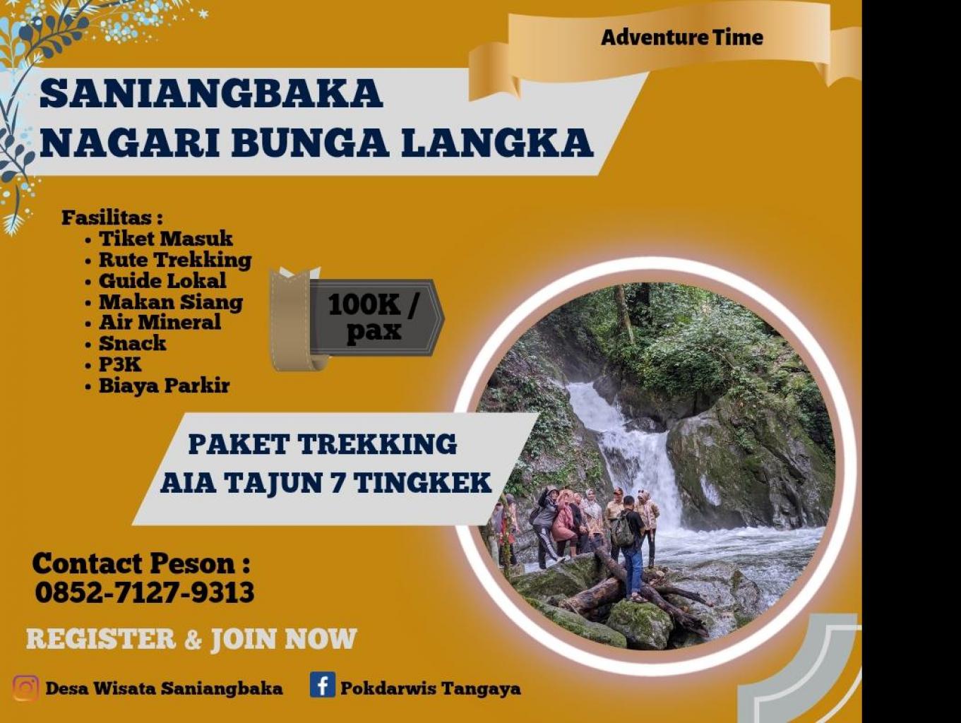 Paket Trekking Aia Tajun 7 Tingkek