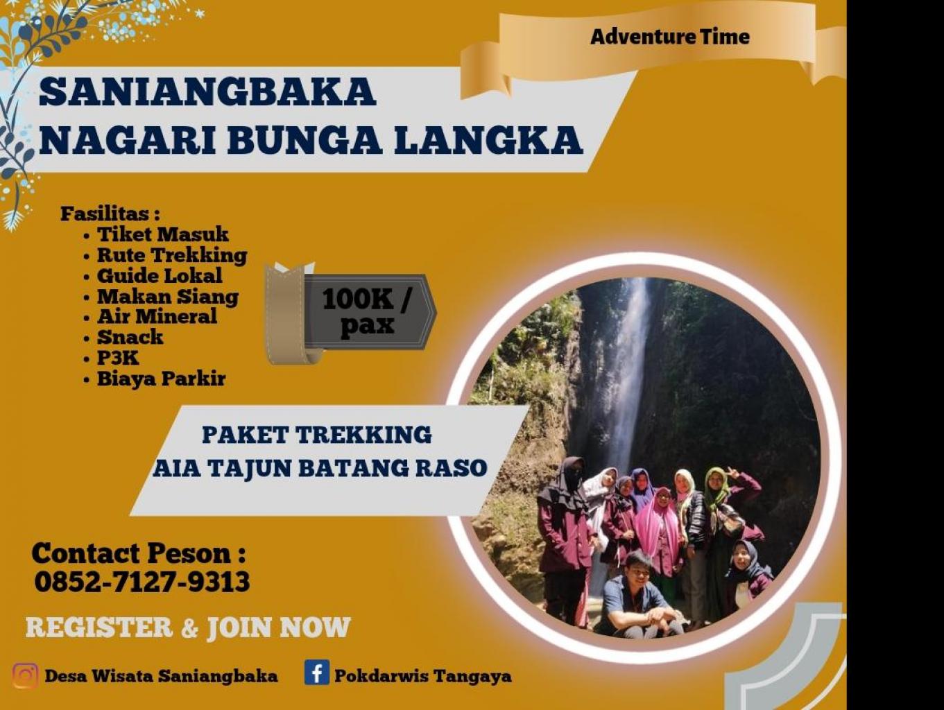 Paket Trekking Aia Tajun Batang Raso