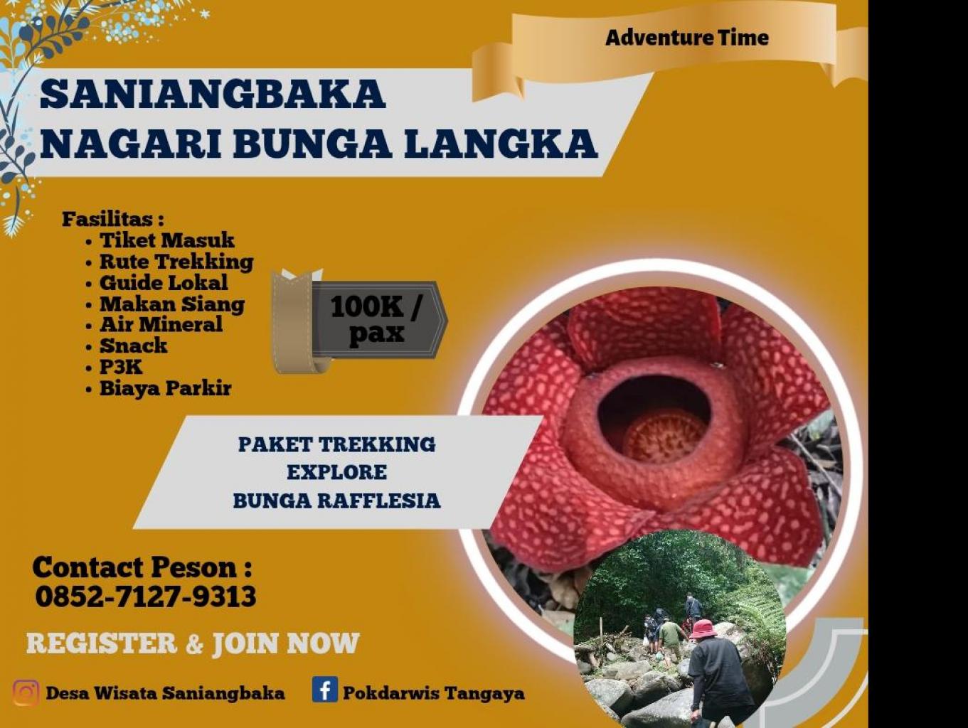 Paket Trekking Explore Bunga Rafflesia