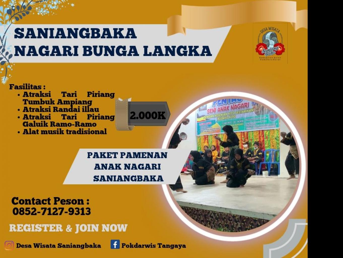 Paket Pamenan Anak Nagari Saniangbaka