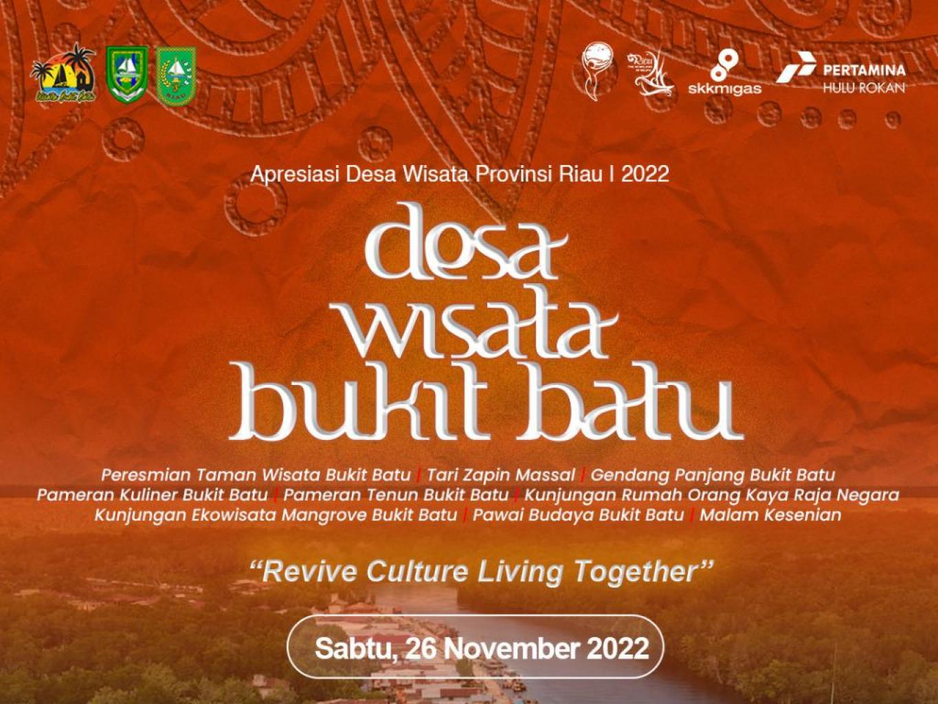 Apresiasi Desa Wisata Provinsi Riau Tahun 2022