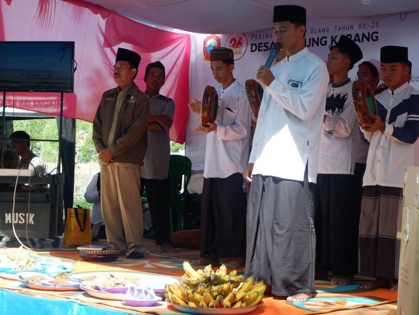 Acara syukuran kampung