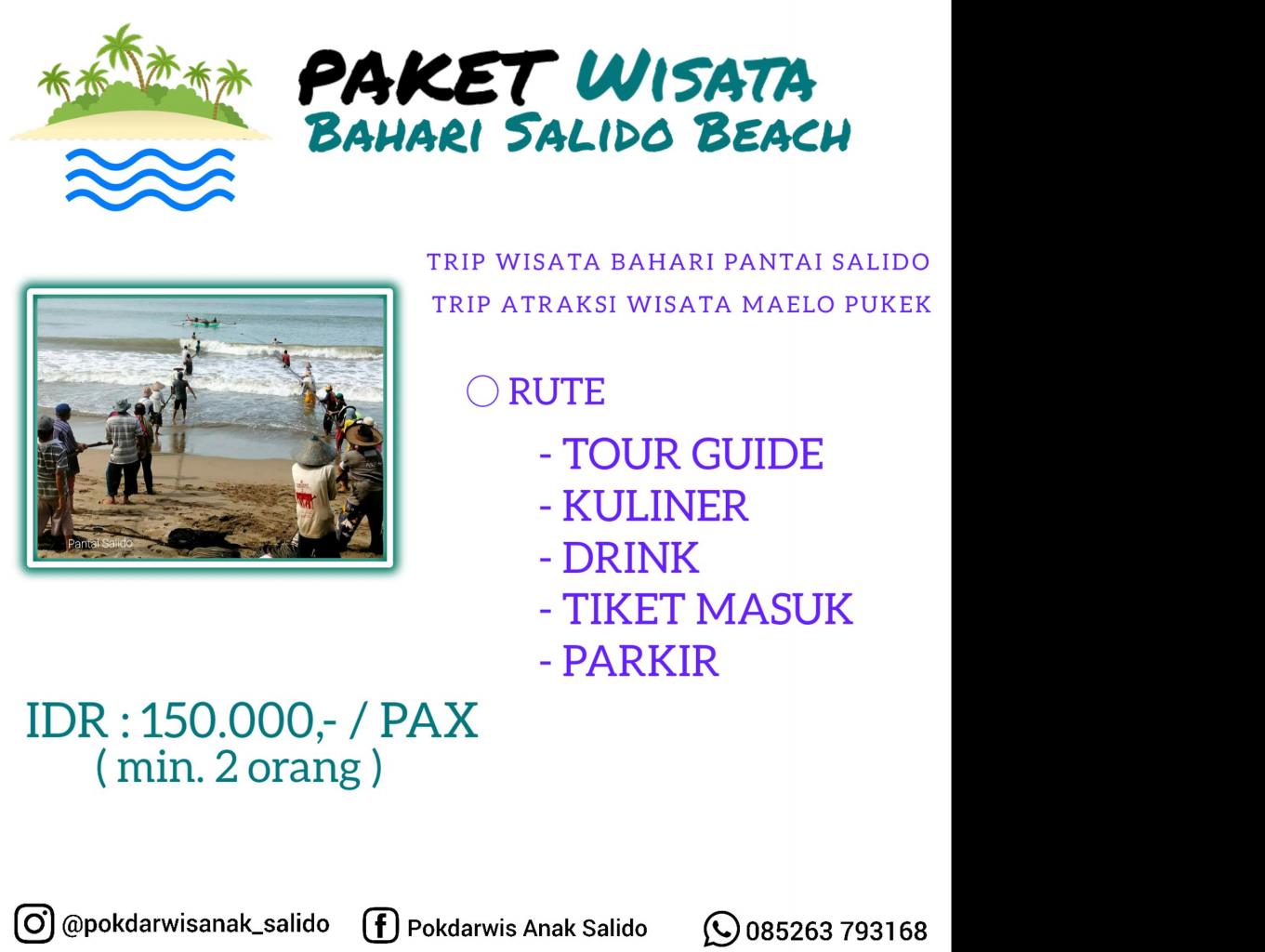 Paket Wisata Bahari Pantai Salido