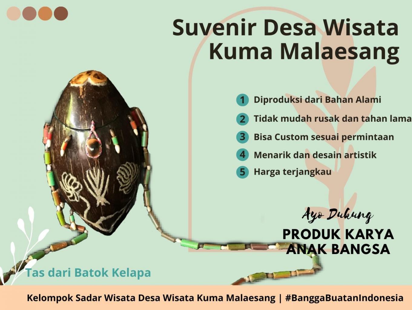 Tas dari Batok Kelapa