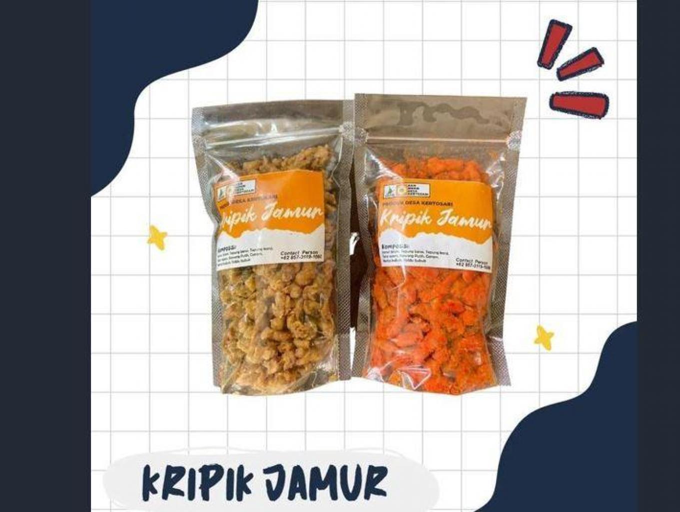 Jamur Krispi Aneka Rasa