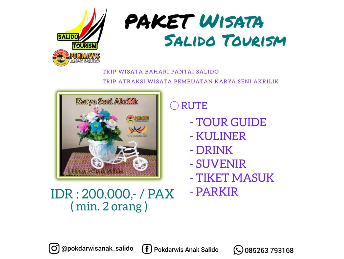 Atraksi Pembuatan Karya Seni Akrilik 