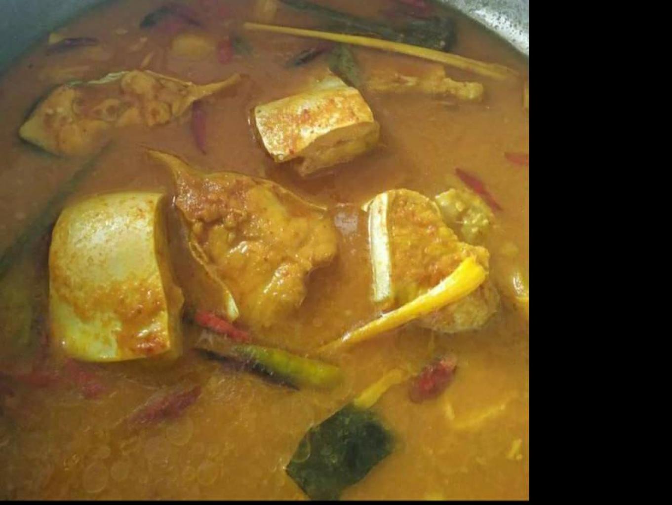 Gulai sampode Patin Kualo