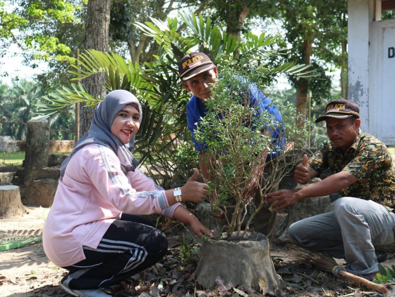 tentang manfaat tanaman hias di lokasi candi bahal portibi