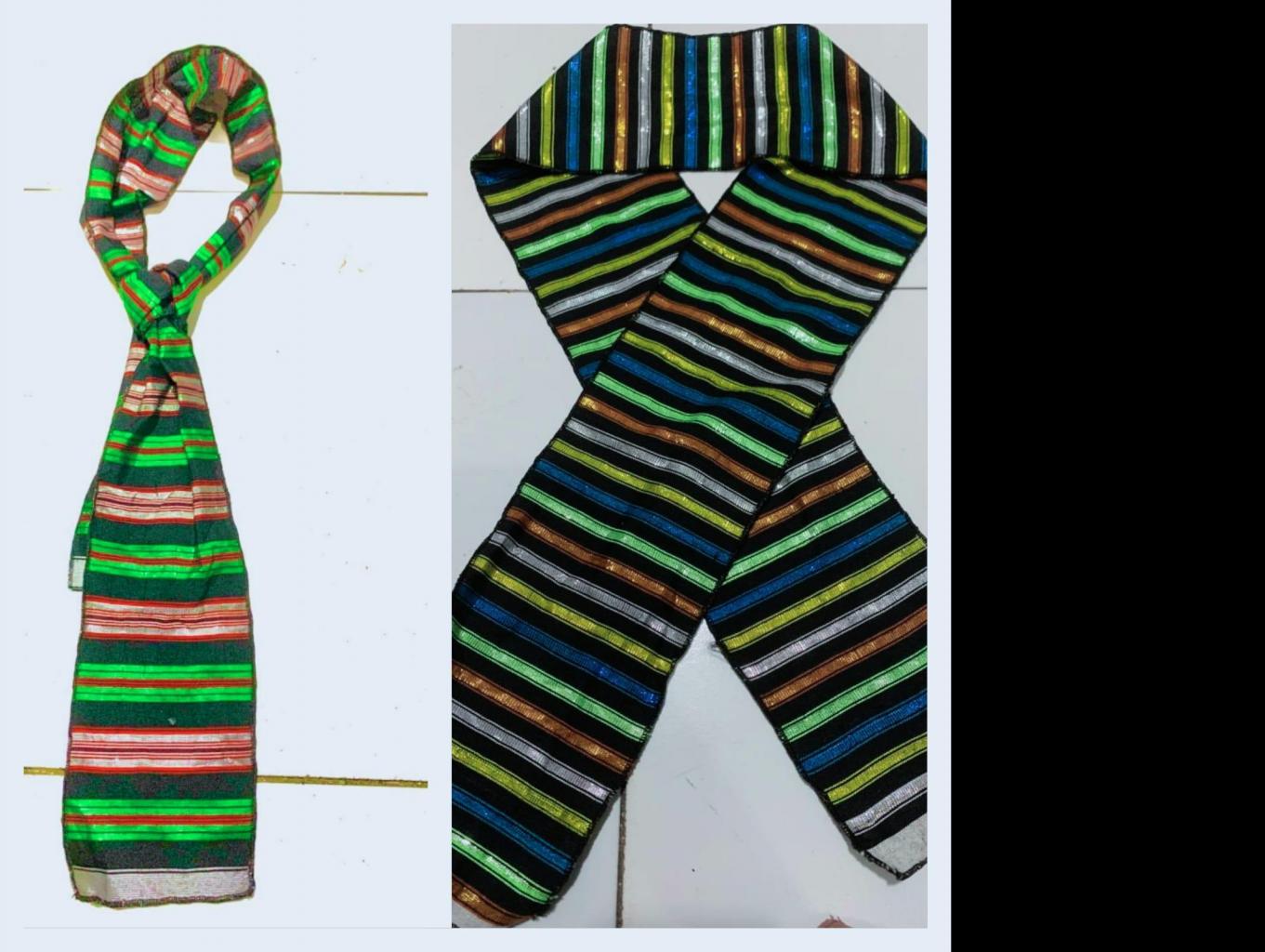 Syal dan Ikat Kepala Tenun Buton