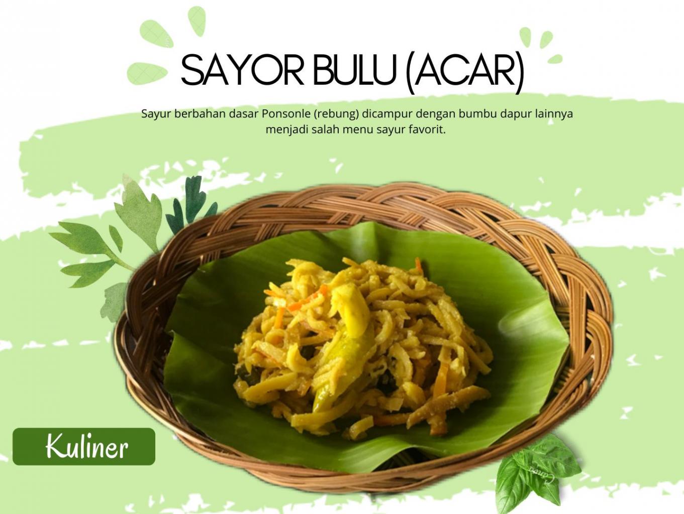 Sayor Bulu (Acar)