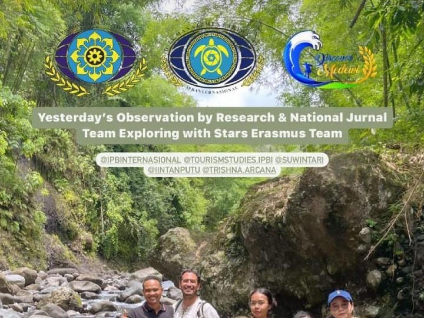 tracking at Medewi river 
