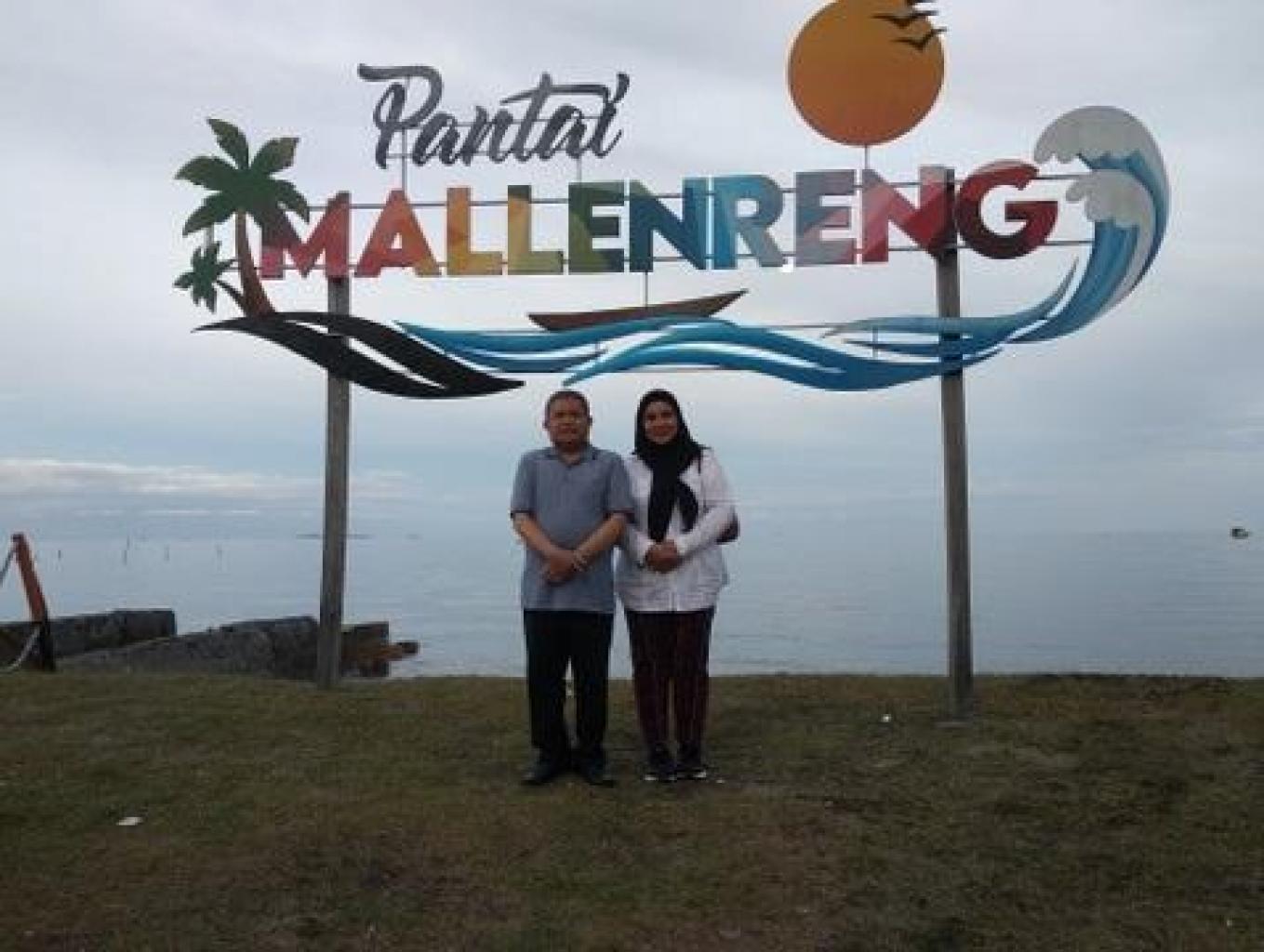 Kunjungan Bapak Wakil Ketua Mahkama Agung di Wisata Pantai Mallenreng Desa Panaikang 