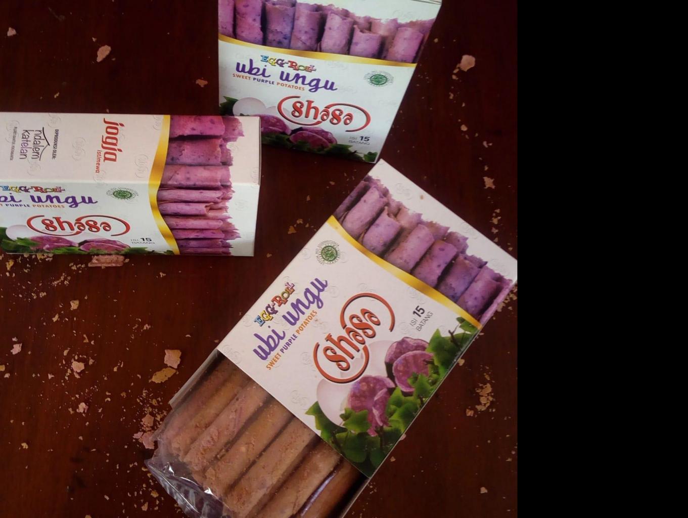Egg Roll Ubi Ungu