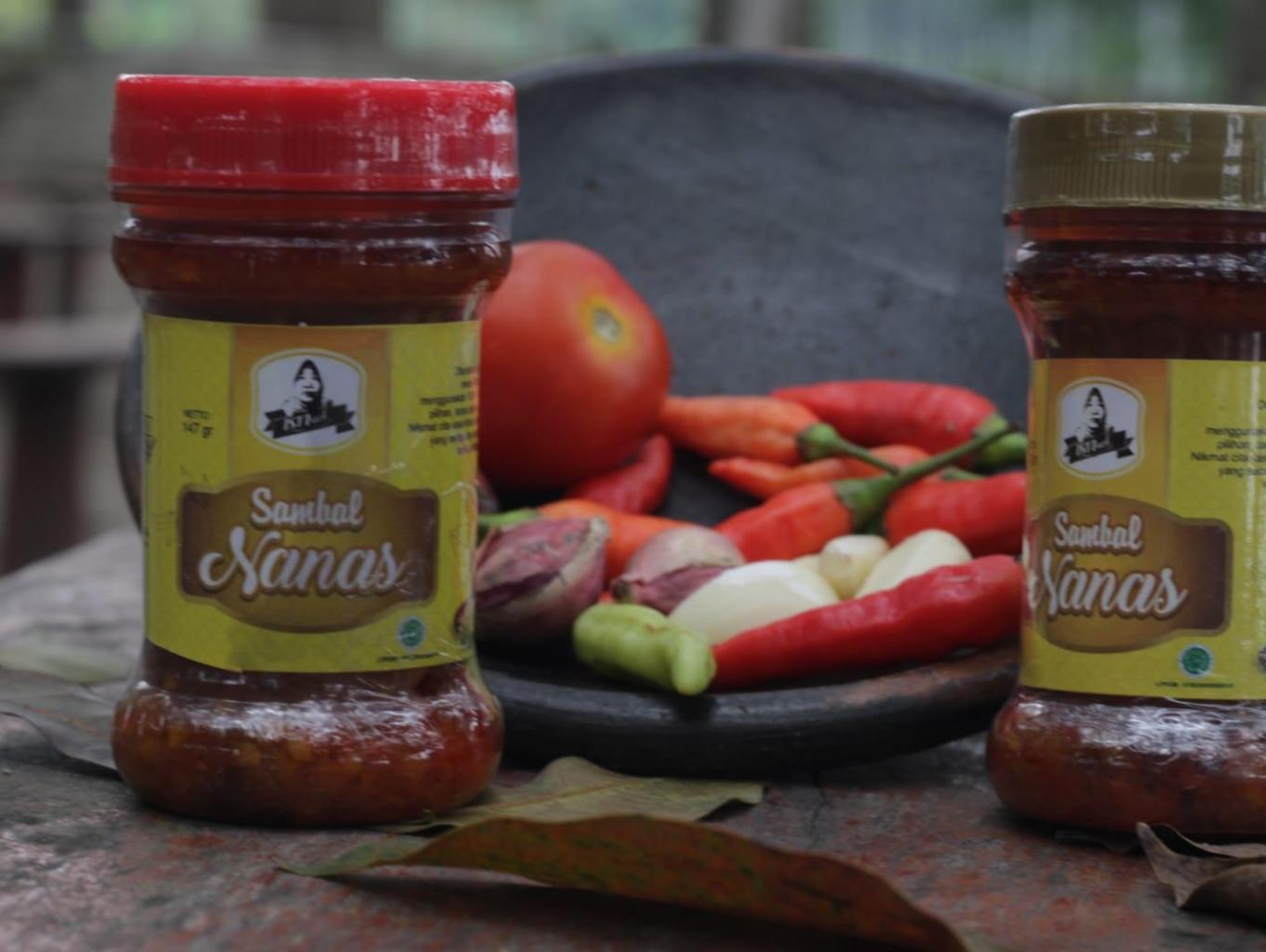 SAMBAL NANAS Kemasan Botol dan kaleng
