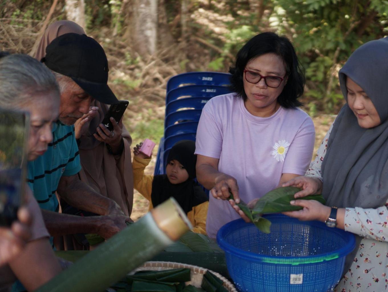 Belajar Membuat Makanan serba Bambu