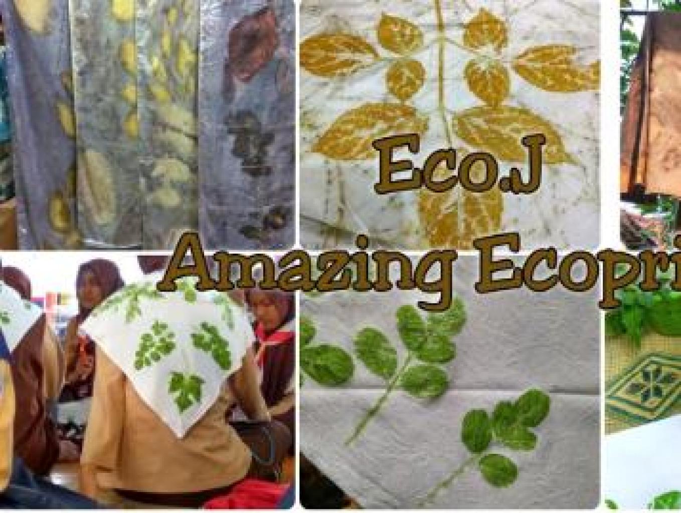 Kain Eco Print - Proses Pewarnaan Kain dengan Dedaunan