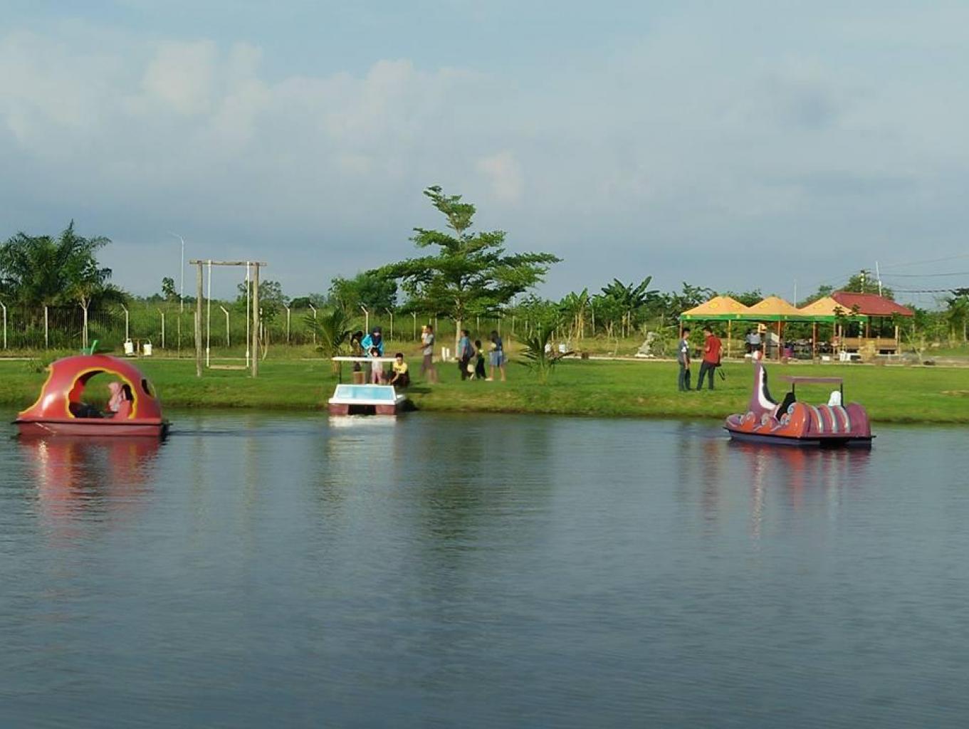 Taman organik wahana air