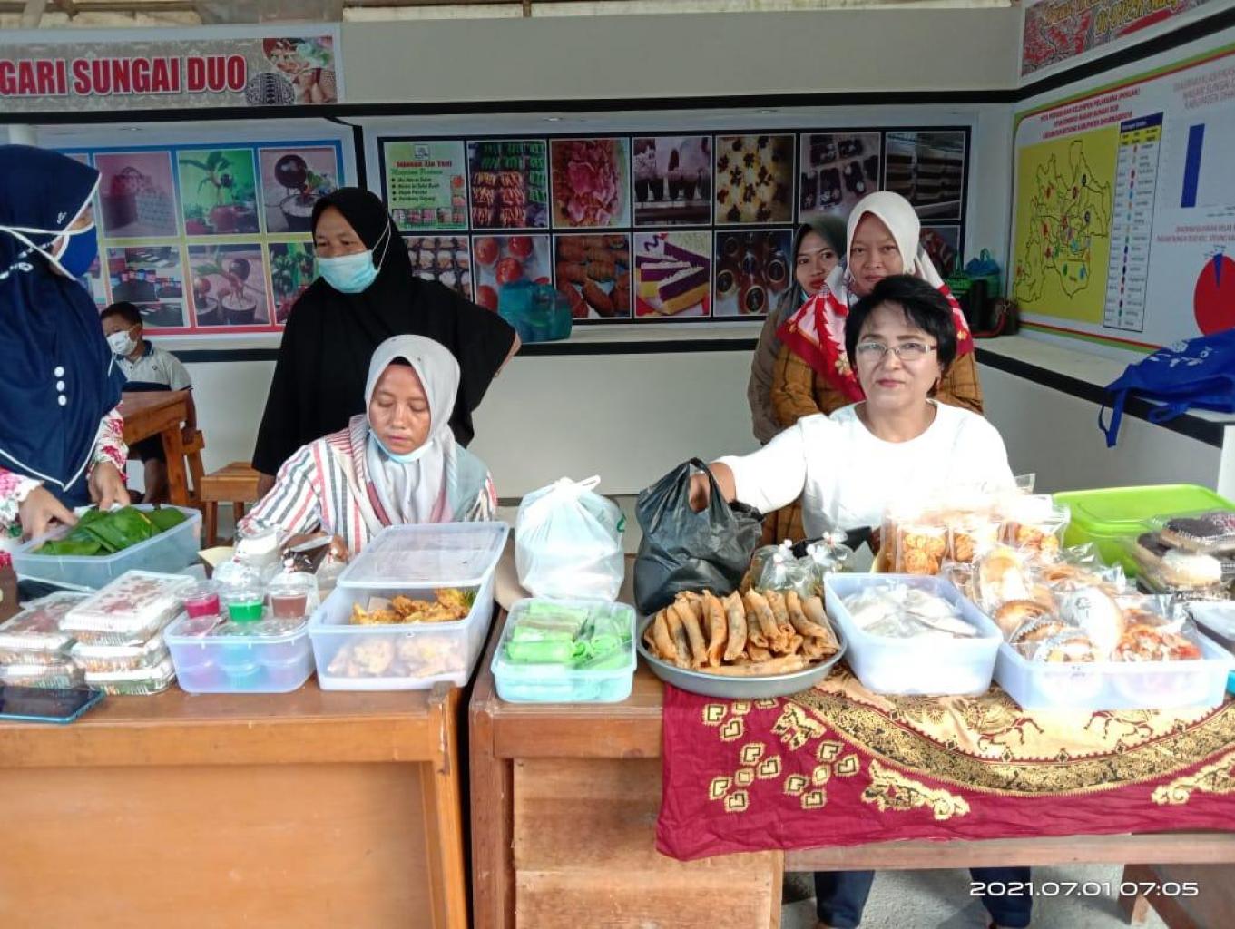 kue basah dan kue kering, serta olahan lainnya