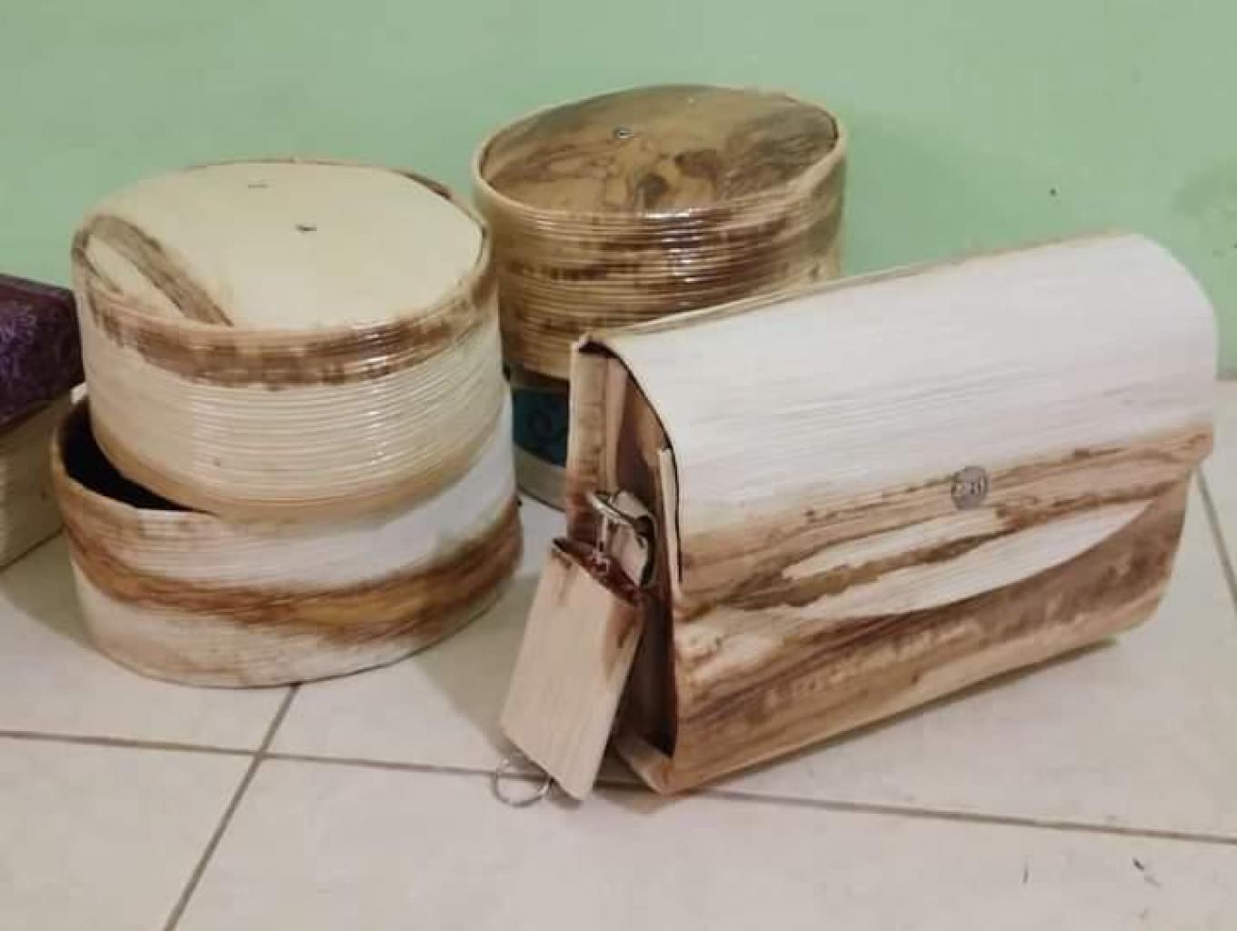 Produk hand made Dari pelepah pinang