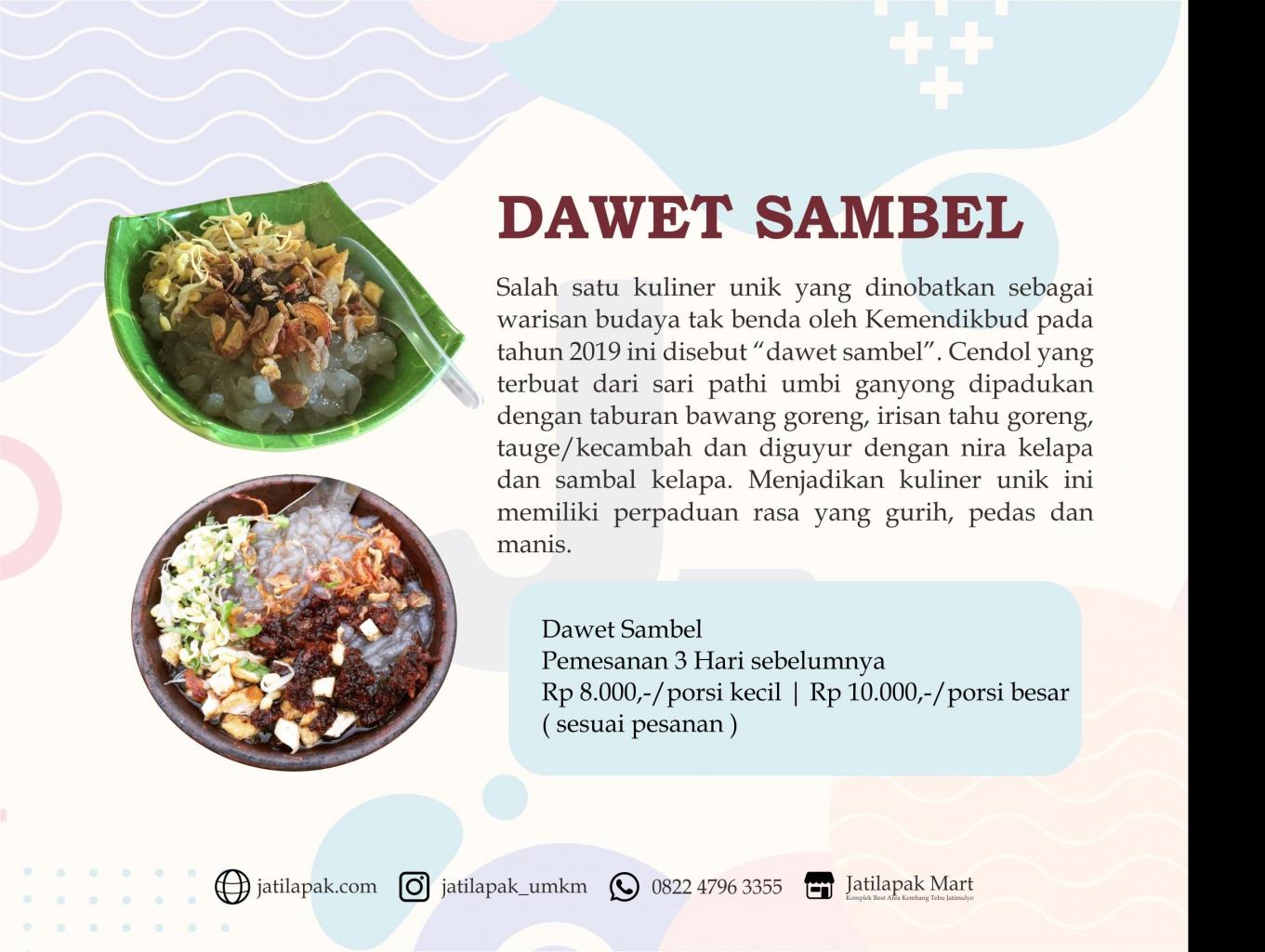 Kuliner Dawet Sambel