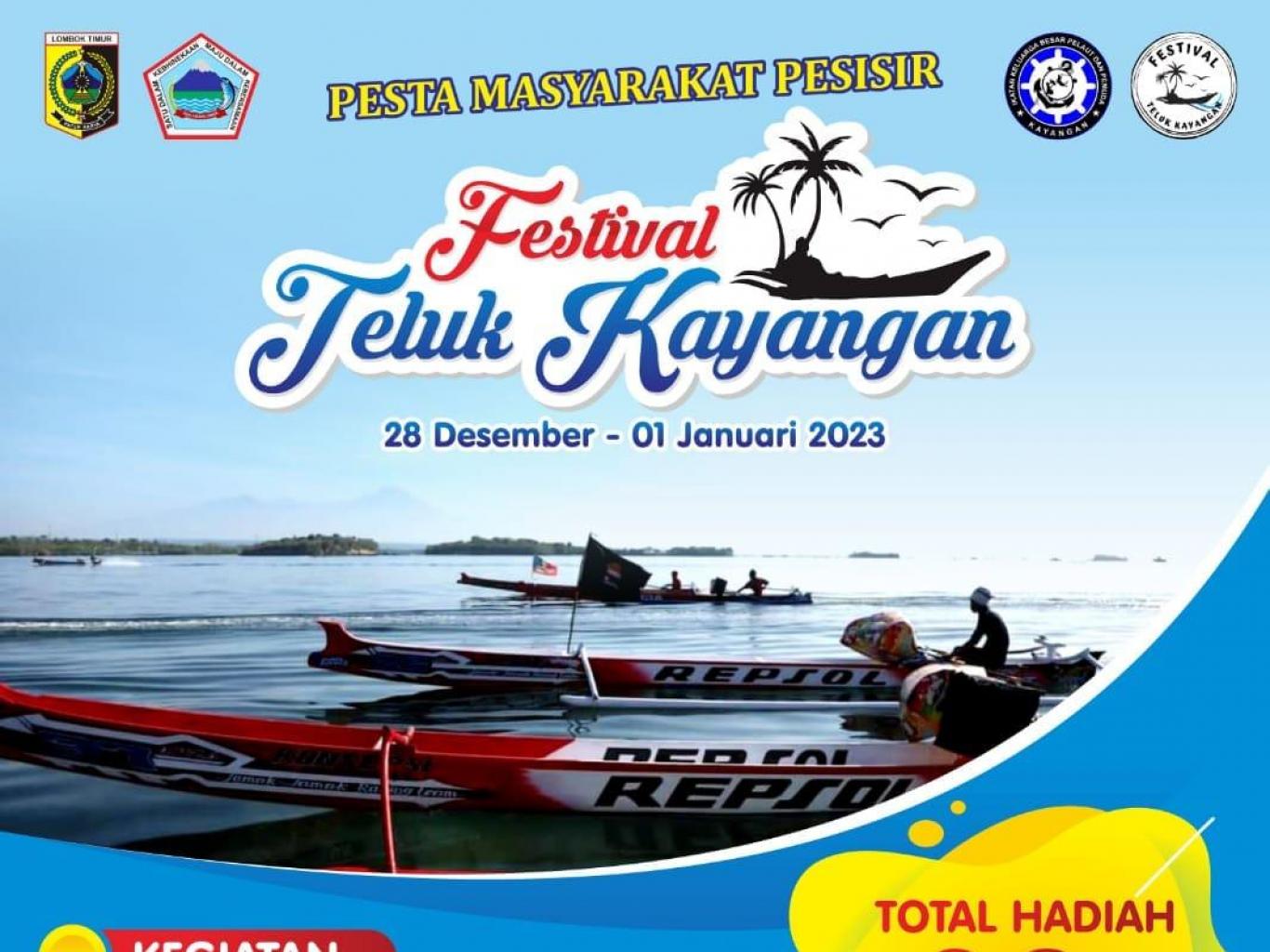 Pestival Balap Sampan Teluk Kayangan Desa Labuhan Lombok