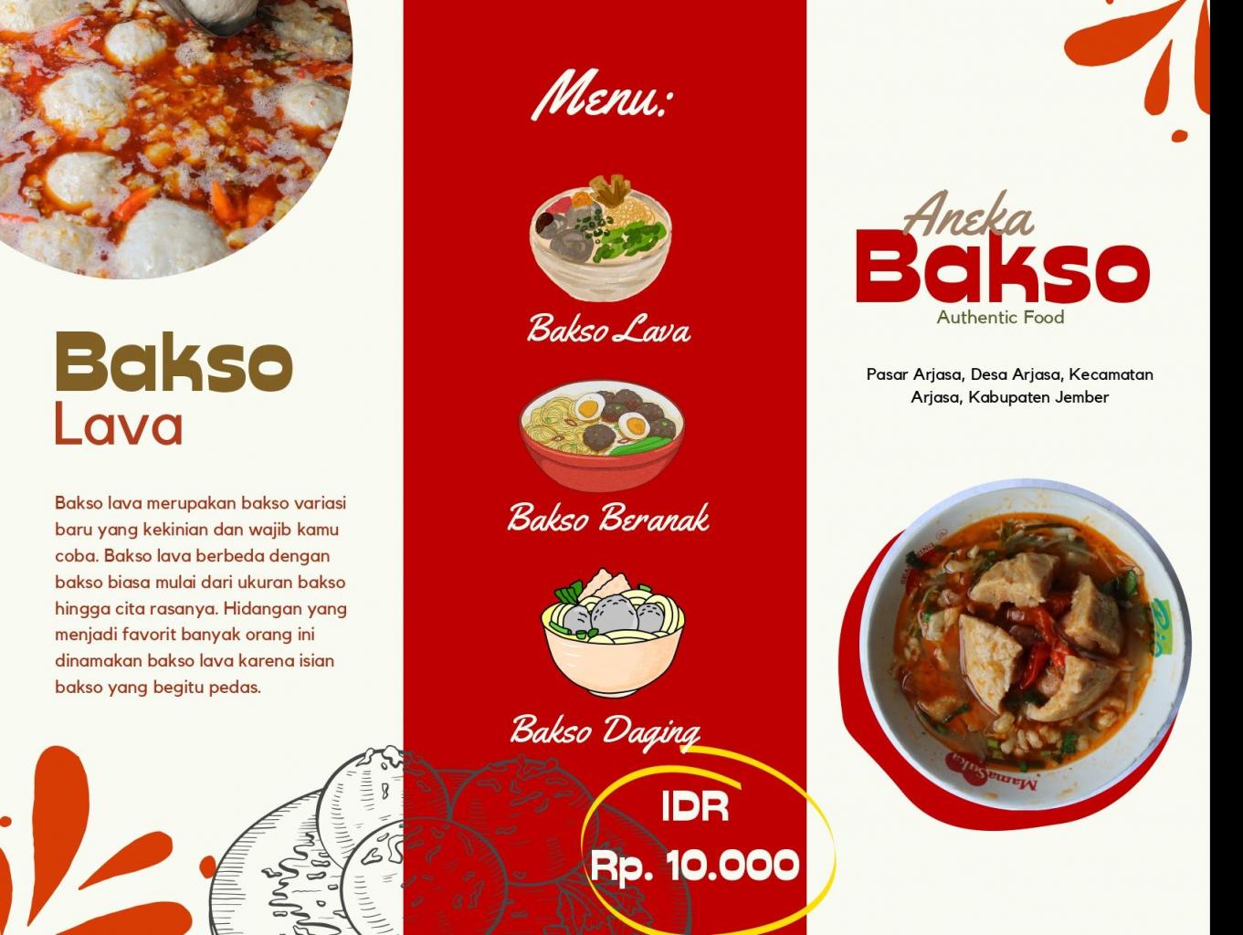 Bakso lava Cak Har