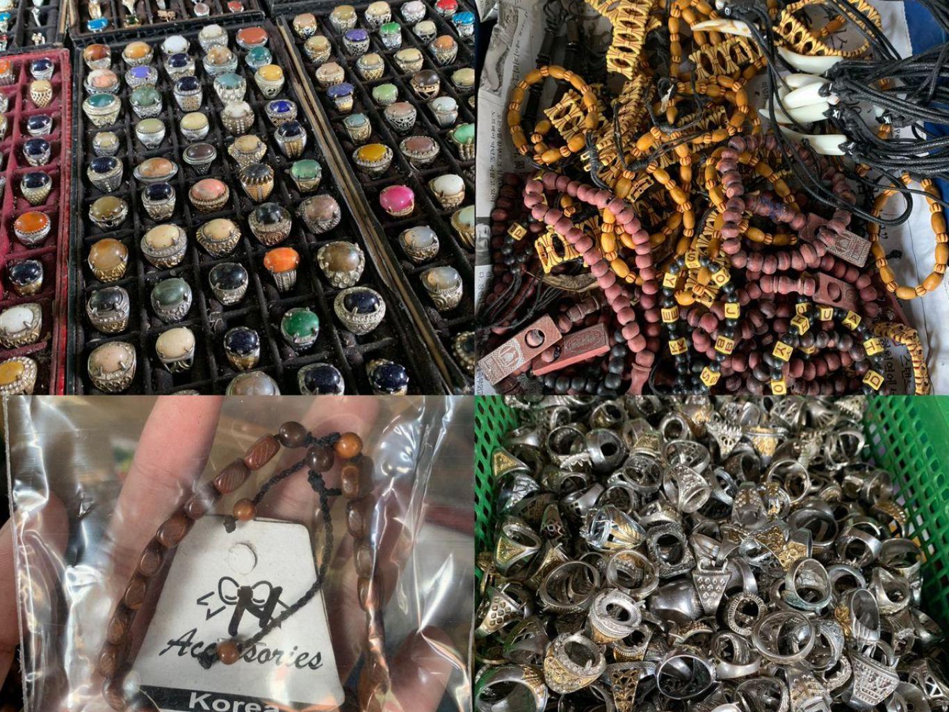 Gelang, kalung, Gantungan Kunci, Batu Akik