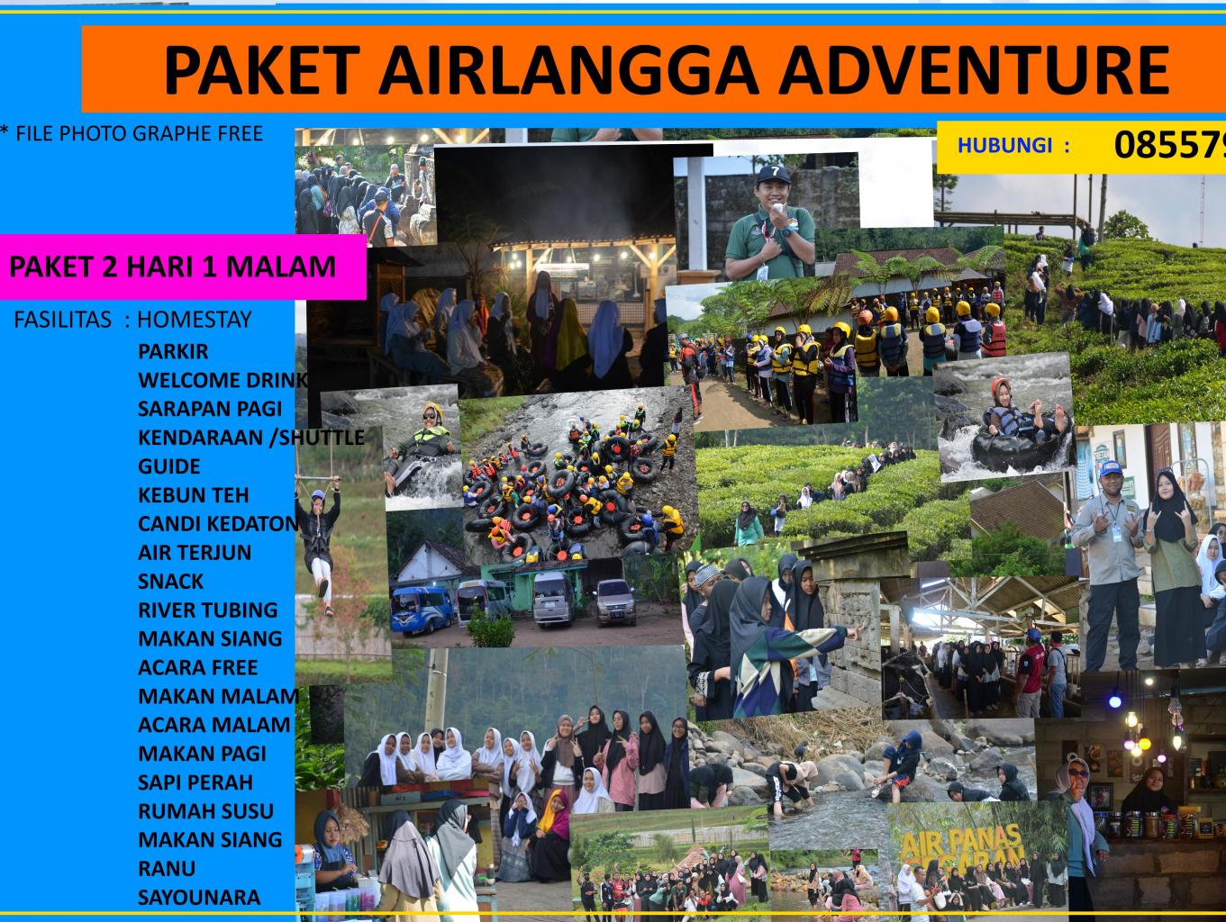 JELAJAH KAWASAN WISATA ANDUNGBIRU DAN OUTBOUND 