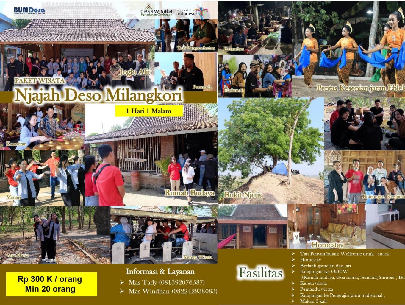 Paket Wisata Njajah Deso Milangkori