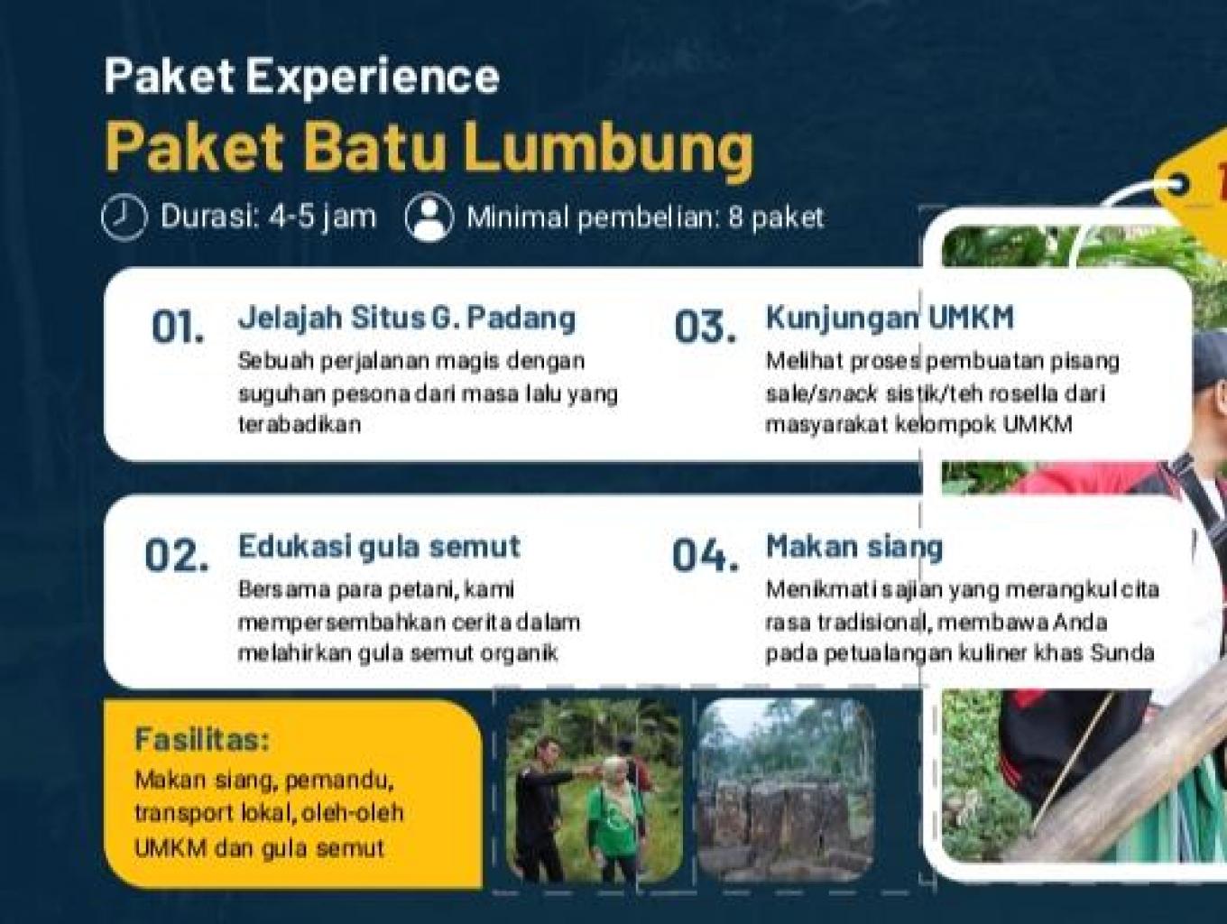 Paket Wisata Batu Lumbung - Wisata Situs Gunung Padang 