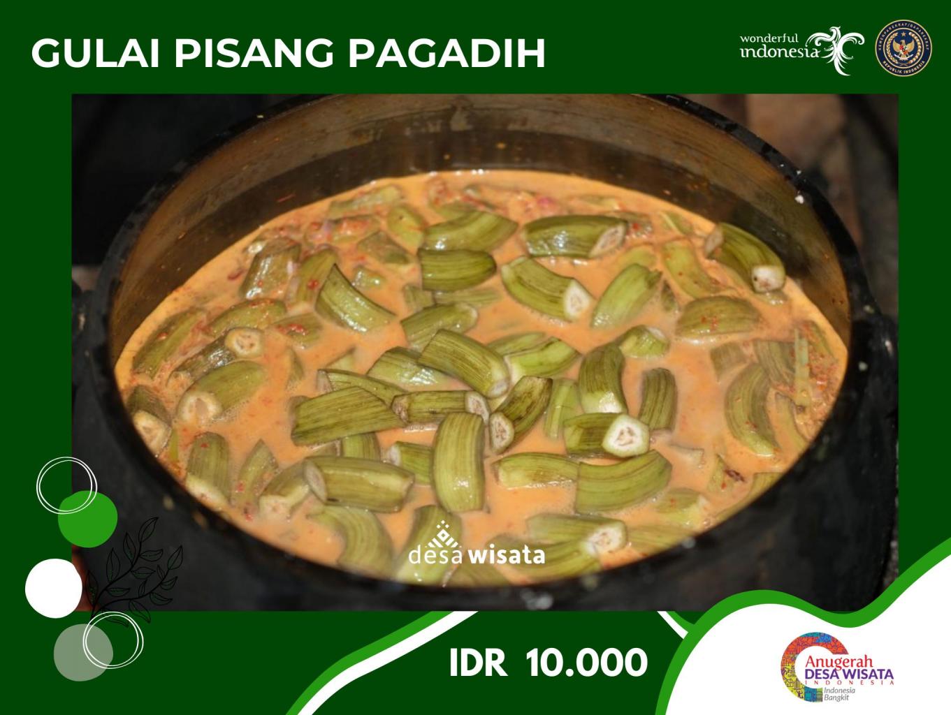 Gulai Pisang Mudo Pagadih