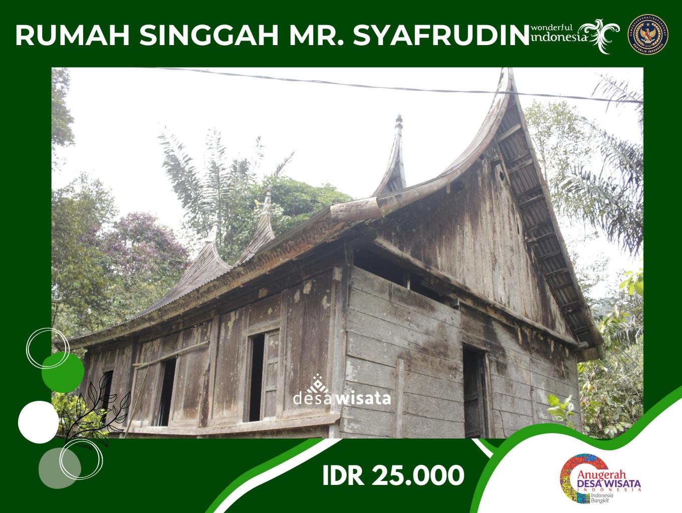 Rumah Singgah Mr. Syafruddin Prawiranegara dan M. Natsir
