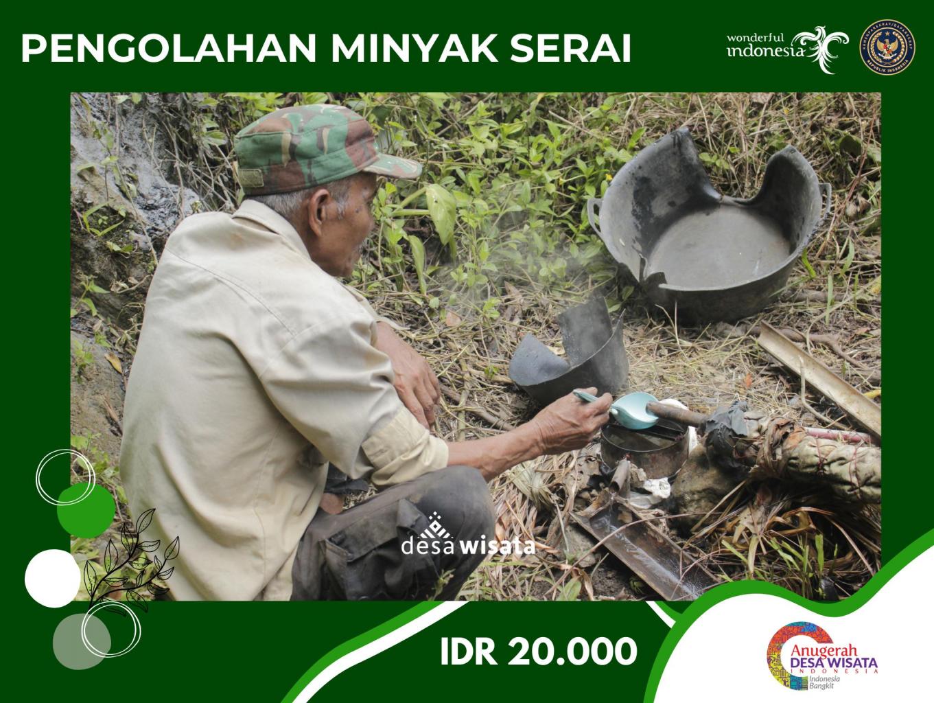 Panen dan Pengolahan Minyak Serai Wangi