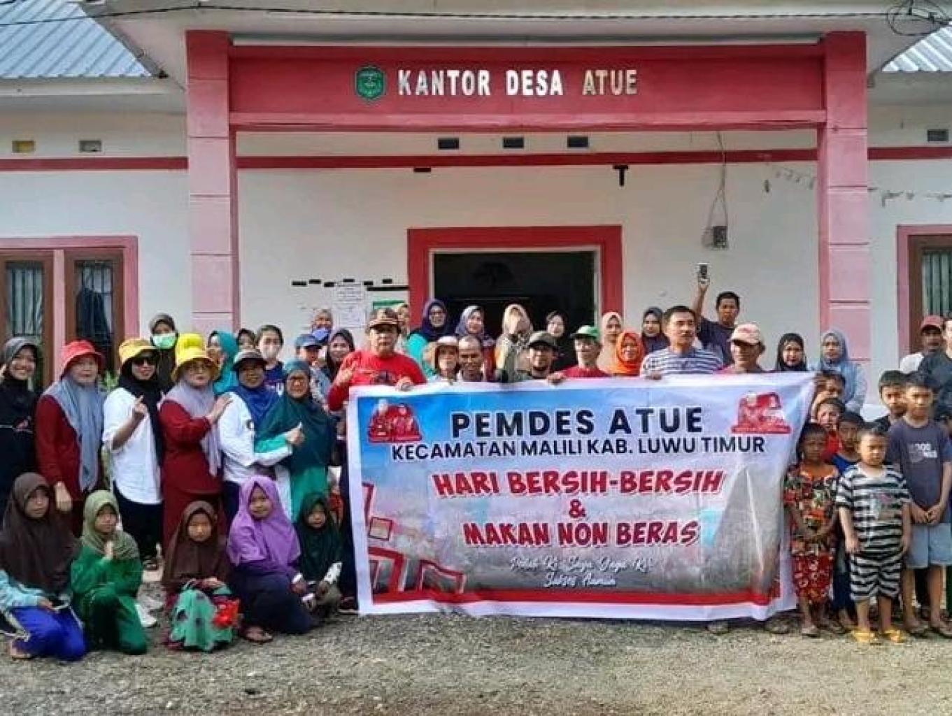Kegiatan bersih-bersih Desa
