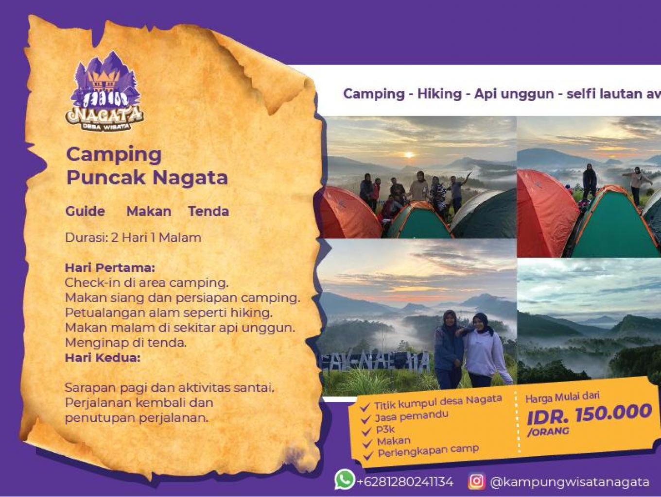 Camping di Puncak Nagata