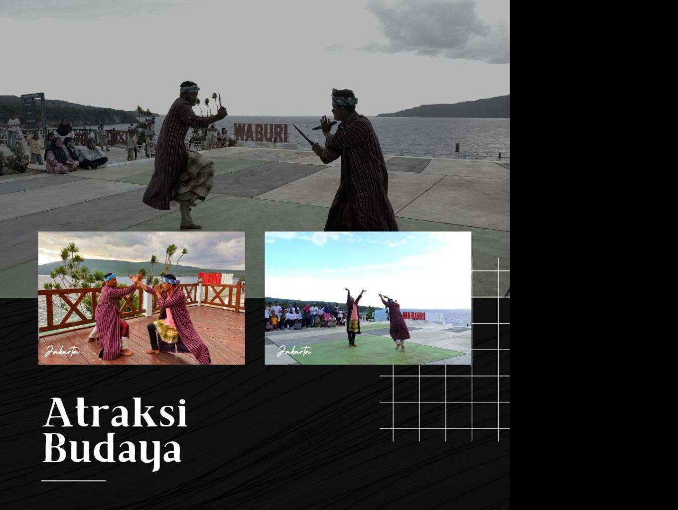 Atraksi budaya tarian dari etnis Burangasi